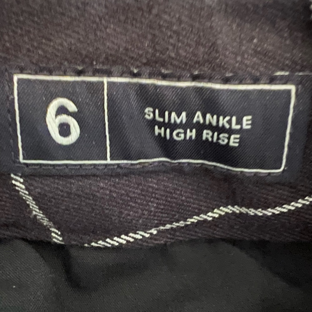 Gap black and white dress pants women’s size 6 - Picture 3 of 6